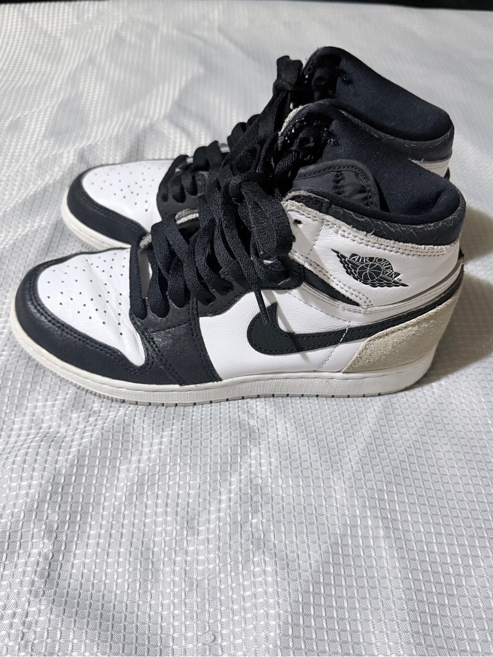 Nike Black and White Kids High-Top Sneakers